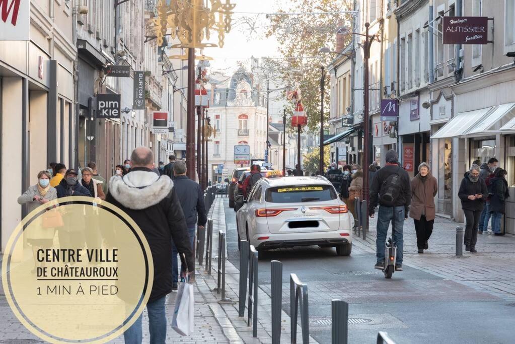 Le Petit Martial - Coeur De Ville,Refait A Neuf,Tout Equipe, Parking Châteauroux 외부 사진